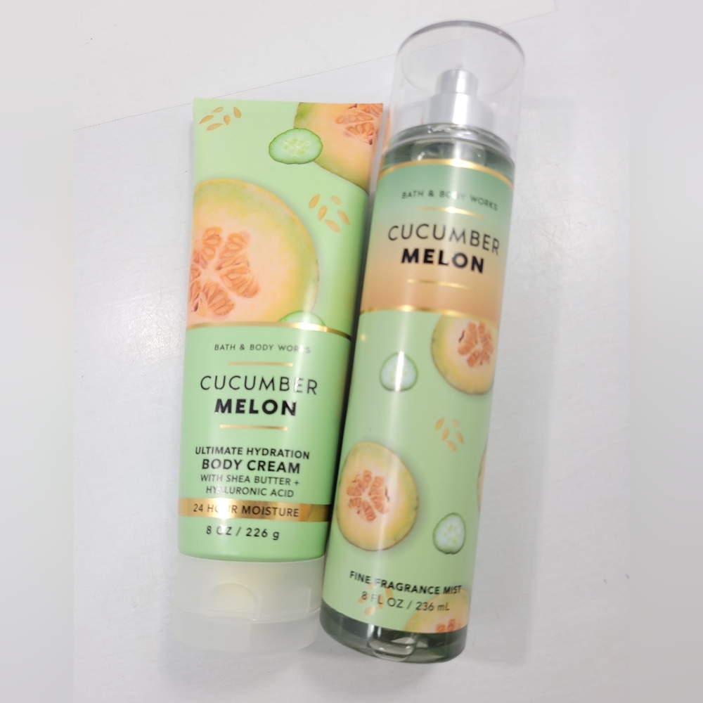 BATH & BODY WORKS CUCUMBER MELON SET NEW